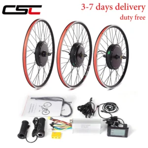 CSC Electric bicycle Conversion Kit 48V 1000W 1500W e-bike Front Rear 36V 250W 350W 500W Kit electric bike Wheel hub motor