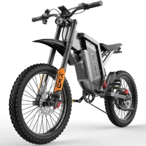 EKXBIKE X21 Max elektriskie motocikli ar 3000 W jaudīgu motoru, 48 V30 Ah akumulatoru, 85 km/h, 20 * 4,0 collu riepu, bezceļu MTB elektriskais velosipēds pieaugušajiem