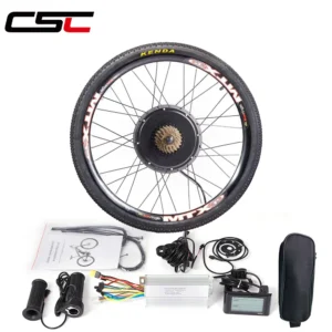 DIY Electric bicycle Conversion Kit 26in 27.5in 29inch rear Wheel 48V 1000W 1500W gearless motor hub MTX SUNRINGLE rim for bike