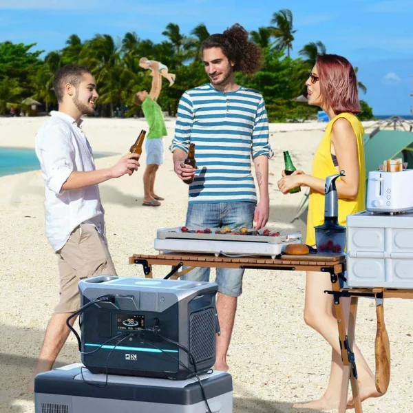 DaranEner NEO1500Pro Portable Solar Power Station Battery Solar Generator 1800W AC Output Solar Generator Charging Stations - Image 5