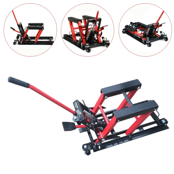 Motorcycle Lifting Platform Motorcycle Lift Jack Motorbike Lift Table Hydraulic Repair Platform Frame - Image 2