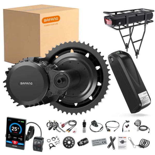 BAFANG 48V akku 750W 500W 250W keskivetomoottori sähköpyörän muunnos BBS02 BBSHD Dlsplay-sarjalla, sähköpyörän moottori 68-73M