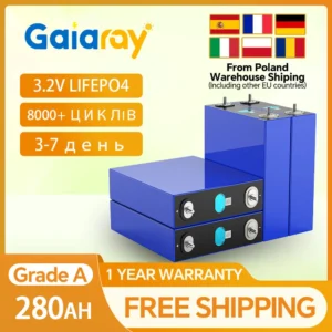 Gaiaray 3.2V 280Ah Battery Cells