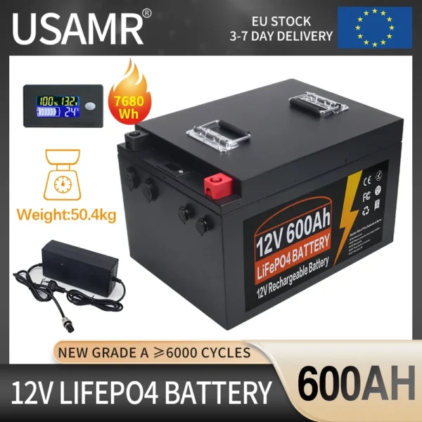 USAMR 600AH 12V LiFePO4 Battery