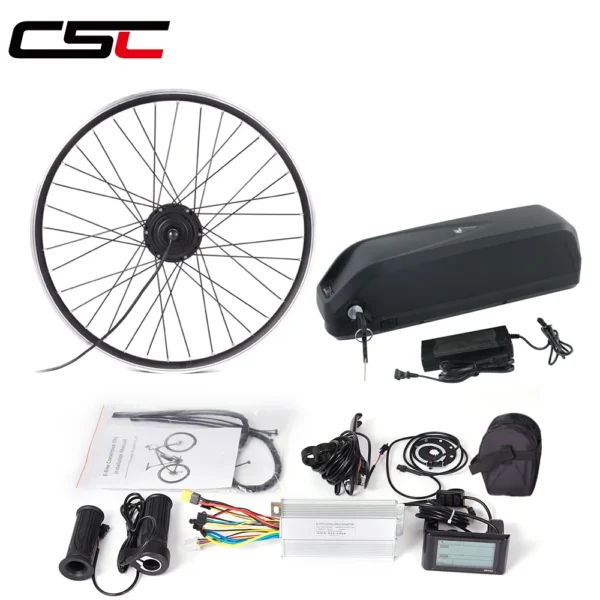 EBike Conversion Kit 36V 250W Front rear Wheel motor hub Brushless electric bicycle battery 36V 15AH for electric bike