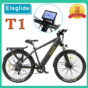 Eleglide T1 Adult Bikes 27.5" 250W Motor Electric Bikes 36V 13AH 100km Range 25KM/H MAX Electric Bicycles Cheap Electric Bike