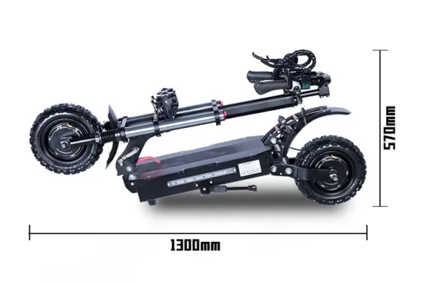Electrib E5B 6000W 60V 40Ah 85km/h 150Km 11" Two-Wheel Electric Scooter - Image 2