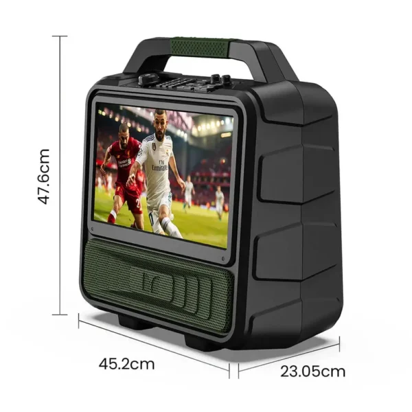 Monster VMay Portable Outdoor TV With TV Tuner Antenna 15.6 '1080P Screen 60W Audio 12V/9A Built-in recharged Battery - Pilt 4