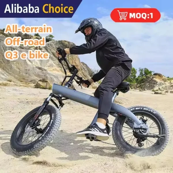 WOYU Q3 PLUS 250W 48V 13Ah 60Km 20" Luxury Electric Bicycle - Image 5