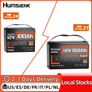 Humsienk 100Ah-150Ah 12V LiFePO4 Battery