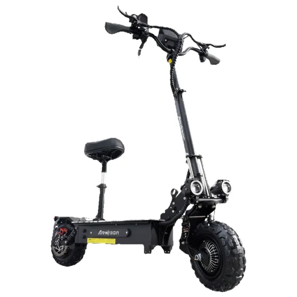 Arwibon Q06Pro 5600W 60V 27Ah 55-75km/h 50-70km 11" Two-Wheel Electric Scooter - Image 6