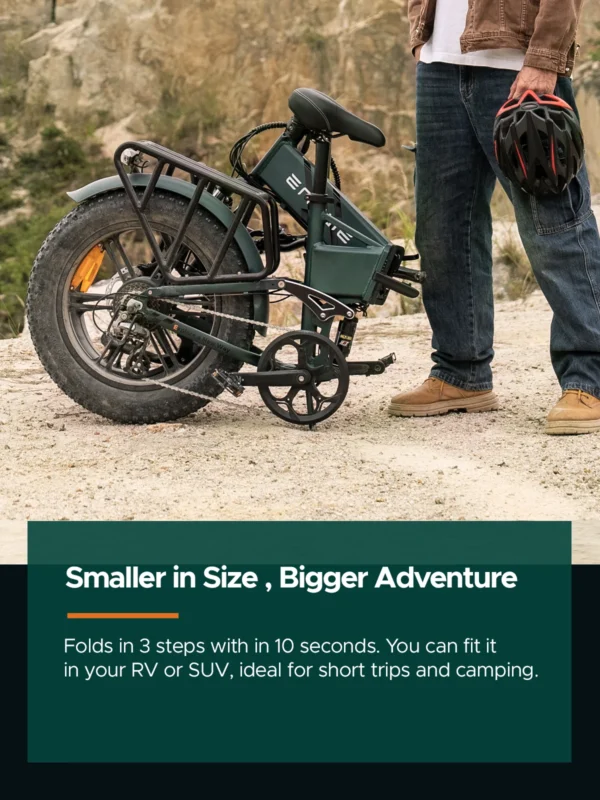 ENGWE Engine Pro 2.0 750W 52V 16Ah 25km/h >60Km 20" All-Terrain Electric Bicycle - Image 6